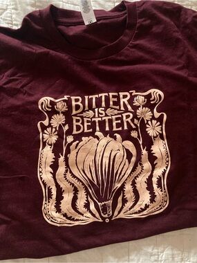 Bitter is Better! Radicchio Festival t shirt - Men’s S / Women’s M